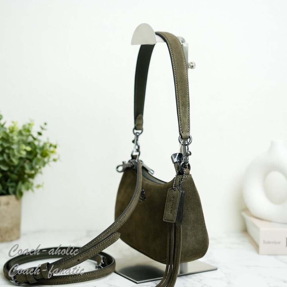 Coach Olive Green Crossbody Bag - Picture 4 of 14